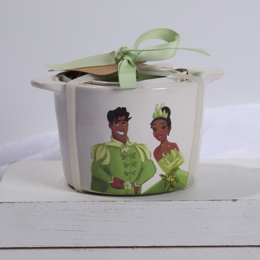 Rae Dunn Disney Princess Tiana Prince Naveen Measuring Cups Set of 4 New